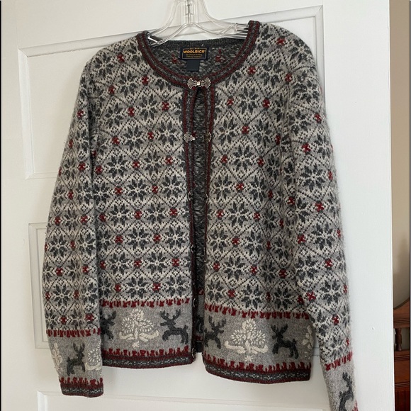 Vintage Woolrich clasp sweater. Clasps to the bottom. Great condition - Picture 1 of 11